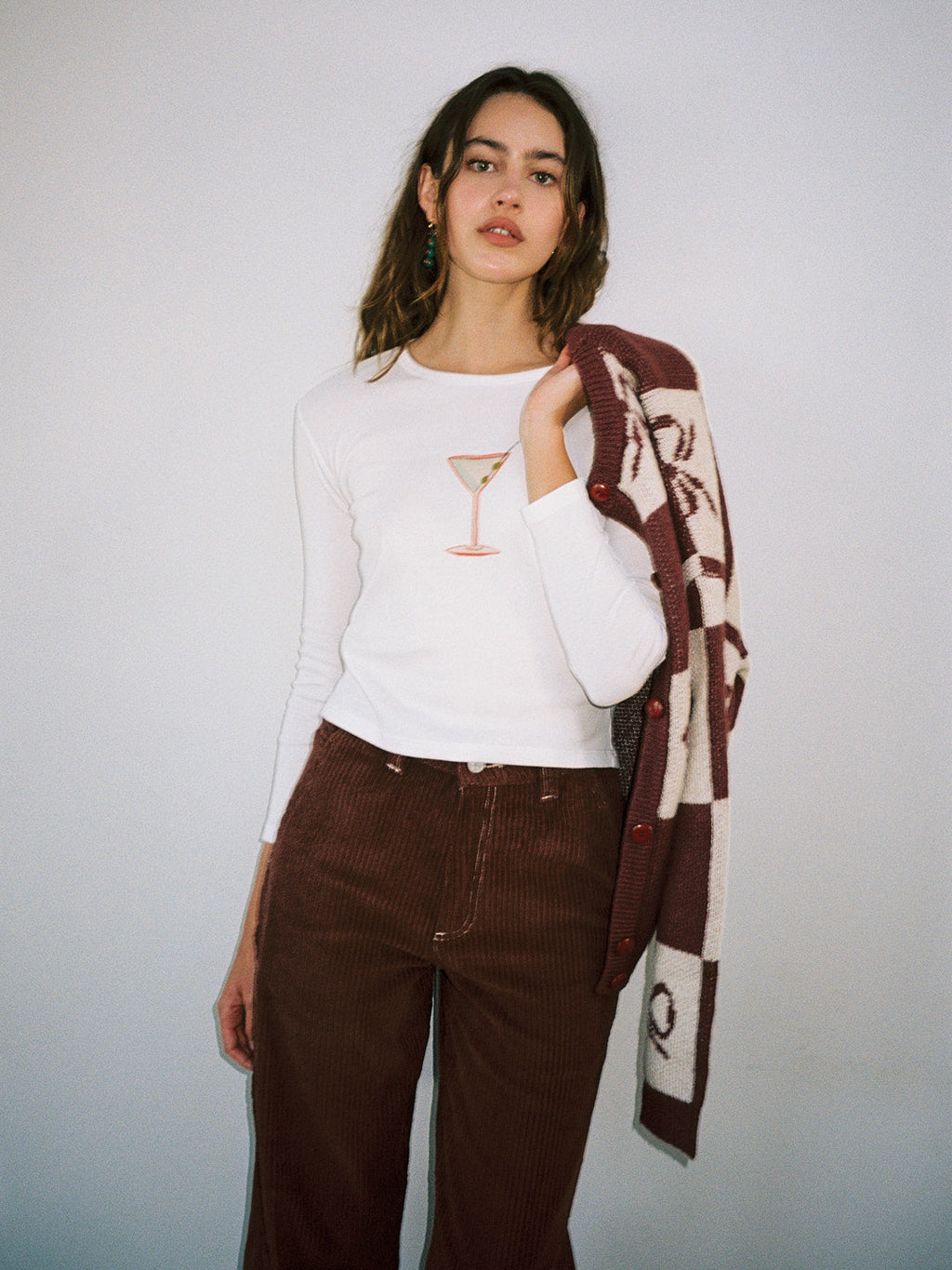 Dana Long Sleeve Tee - Martini - 11