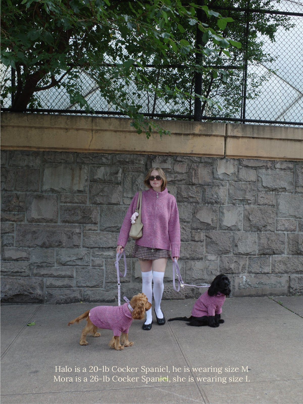 Dog Sweater - Pink Marble - 5
