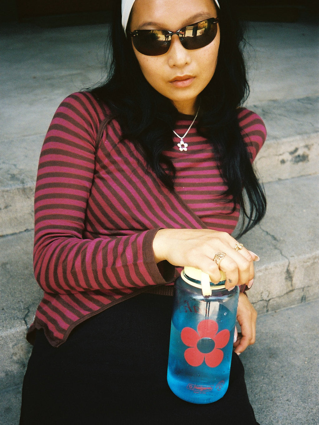 Gah! Water Bottle - Butter/Blue - 7