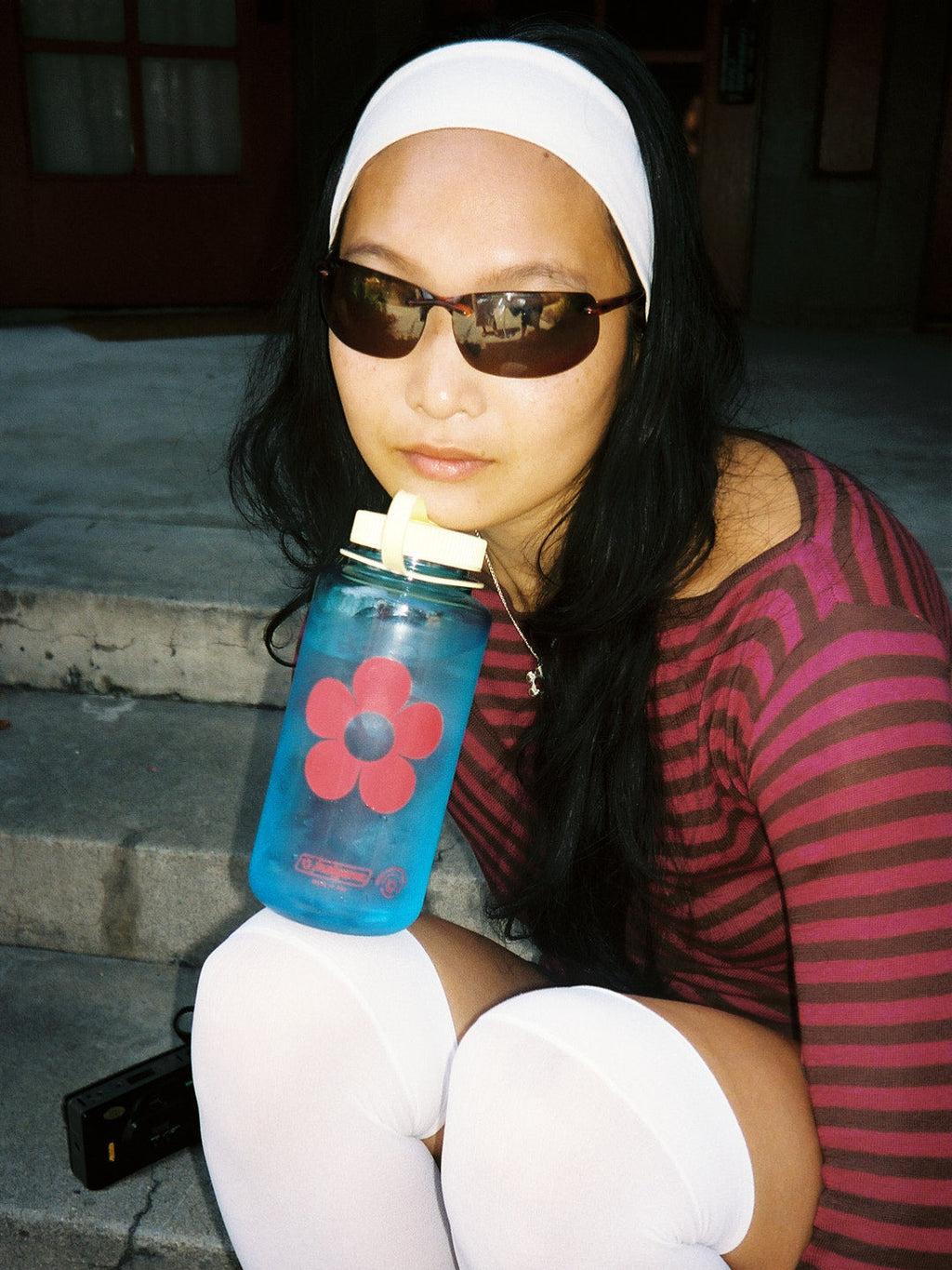 Gah! Water Bottle - Butter/Blue - 2