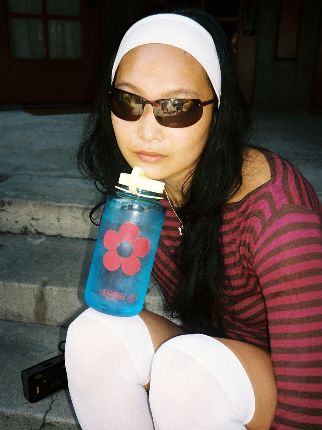 Gah! Water Bottle - Butter/Blue - 2