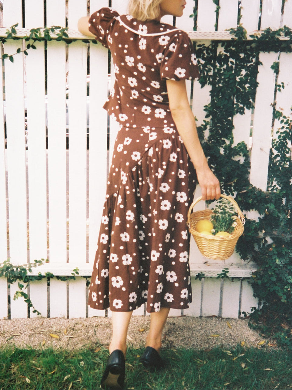 Maeve Midi Skirt - Mod Dot - 3