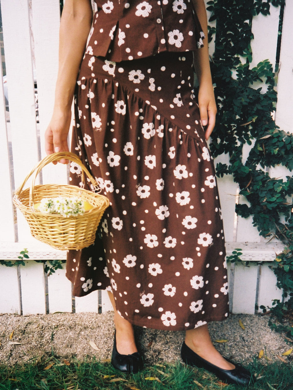 Maeve Midi Skirt - Mod Dot - 1
