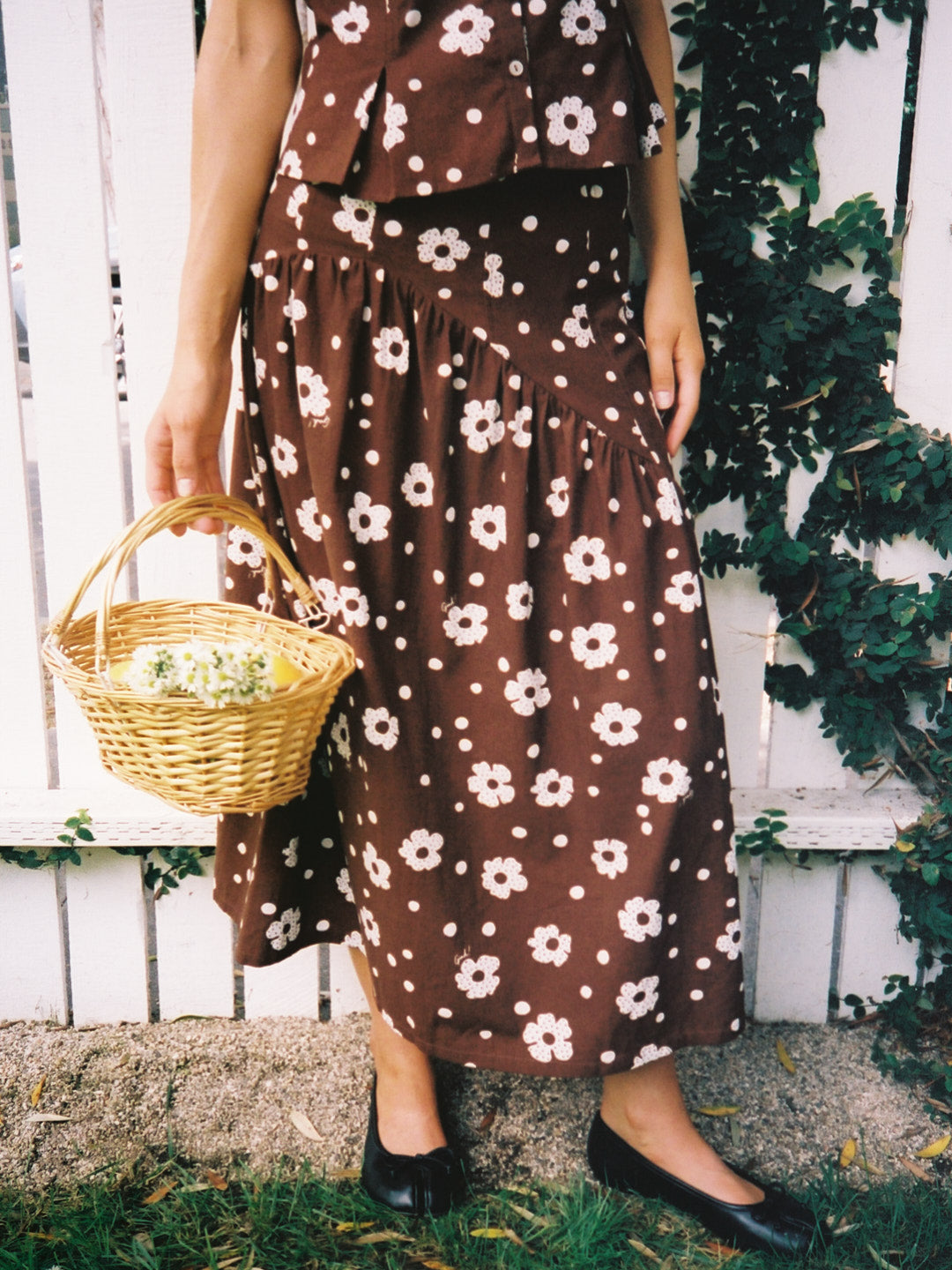 Maeve Midi Skirt - Mod Dot - 1