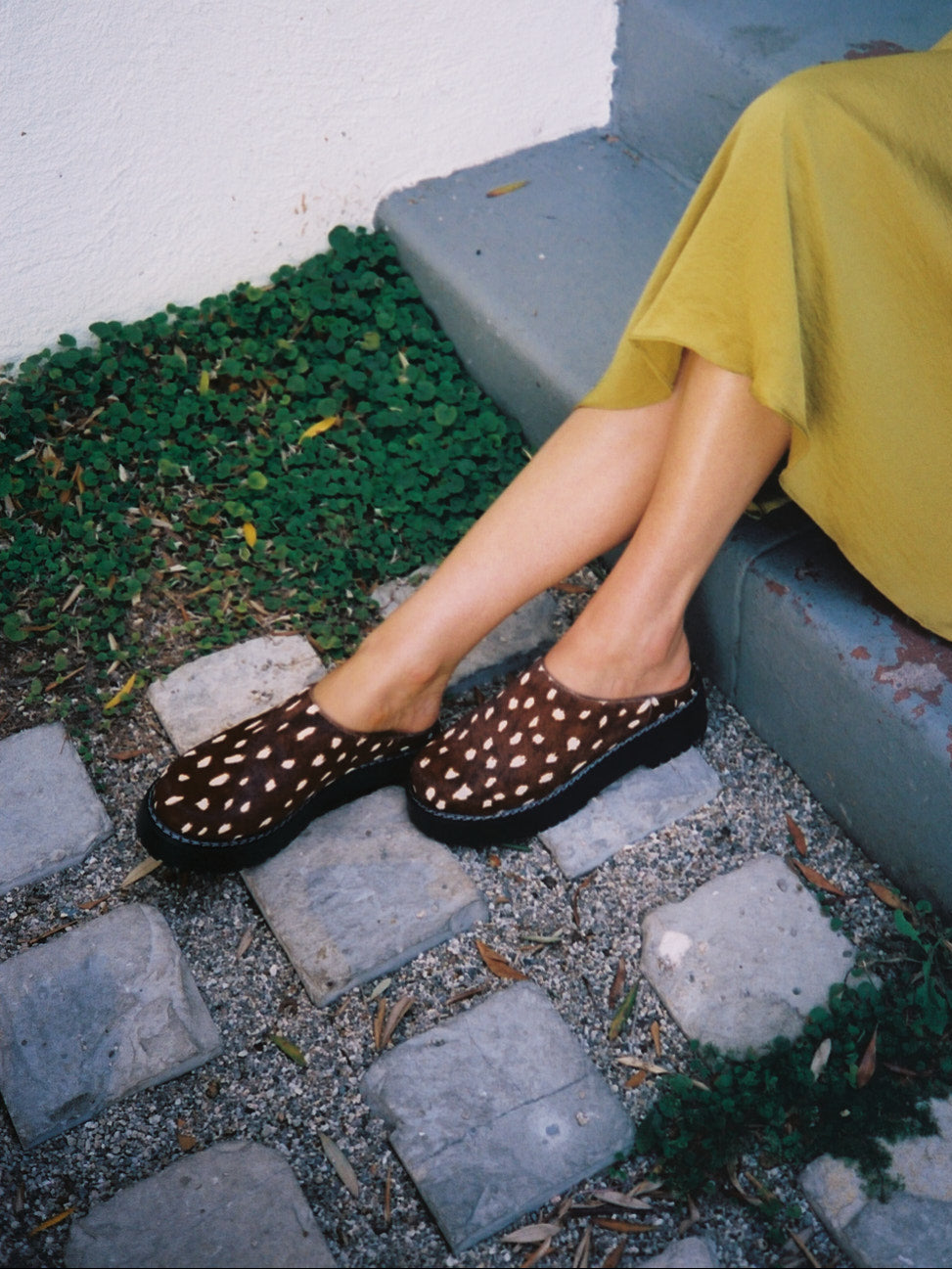 Lena Chunky Mule - Bambi - 8