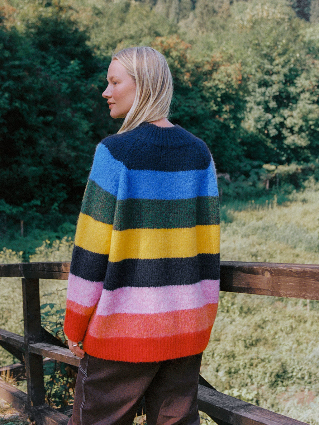Louise Mockneck Sweater - Rainbow - 4