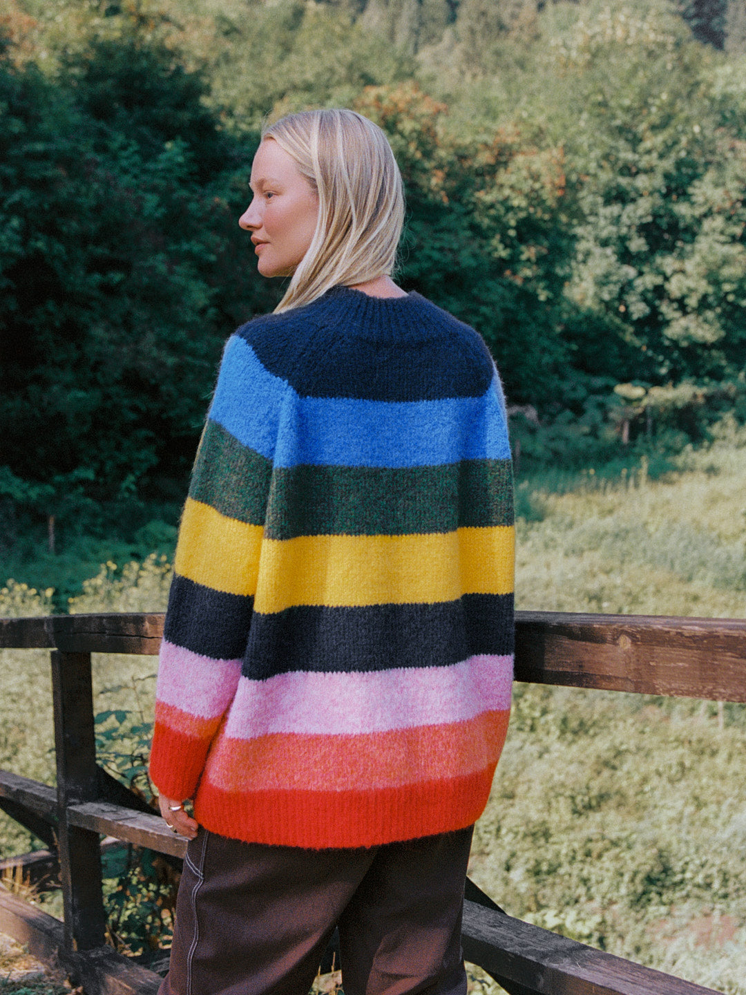 Louise Mockneck Sweater - Rainbow - 4