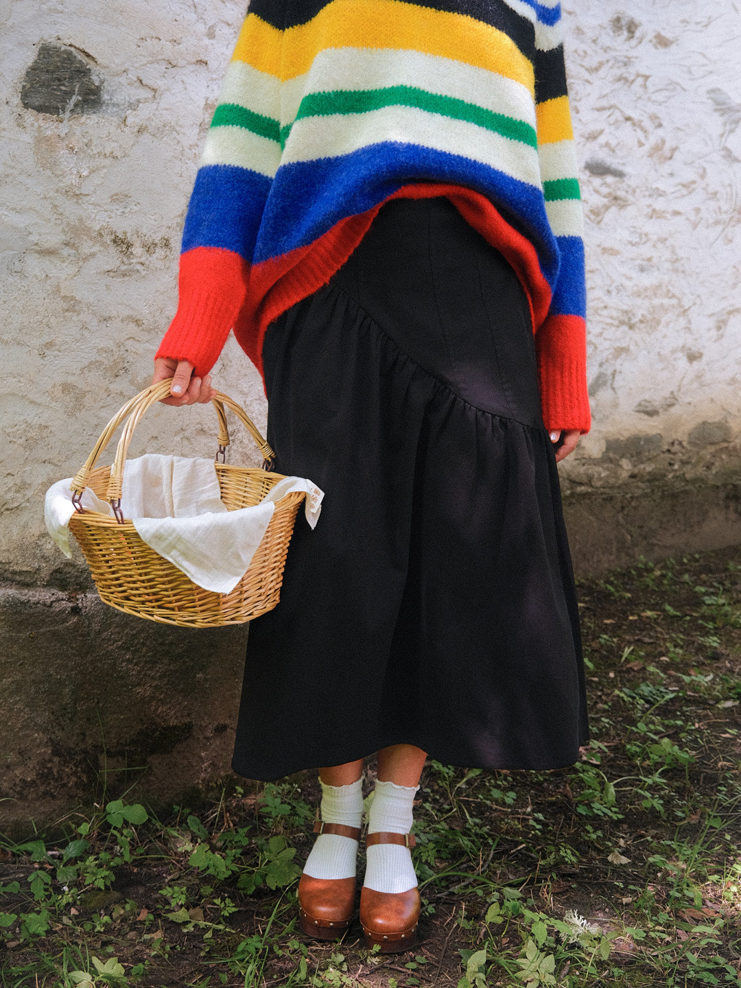 Maeve Midi Skirt - Caviar Twill - 4