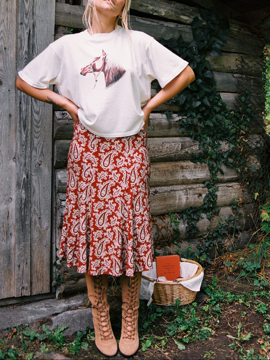 Amora Skirt - Prairie Paisley - 3