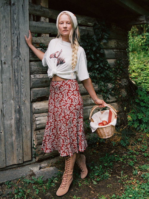 Amora Skirt - Prairie Paisley - 2