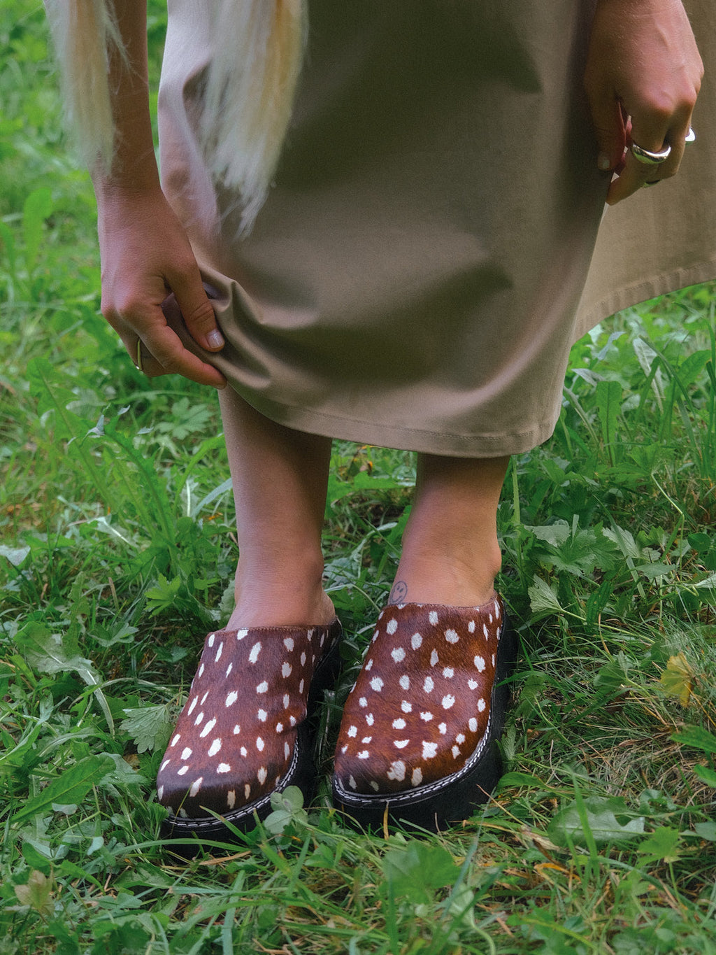 Lena Chunky Mule - Bambi - 2