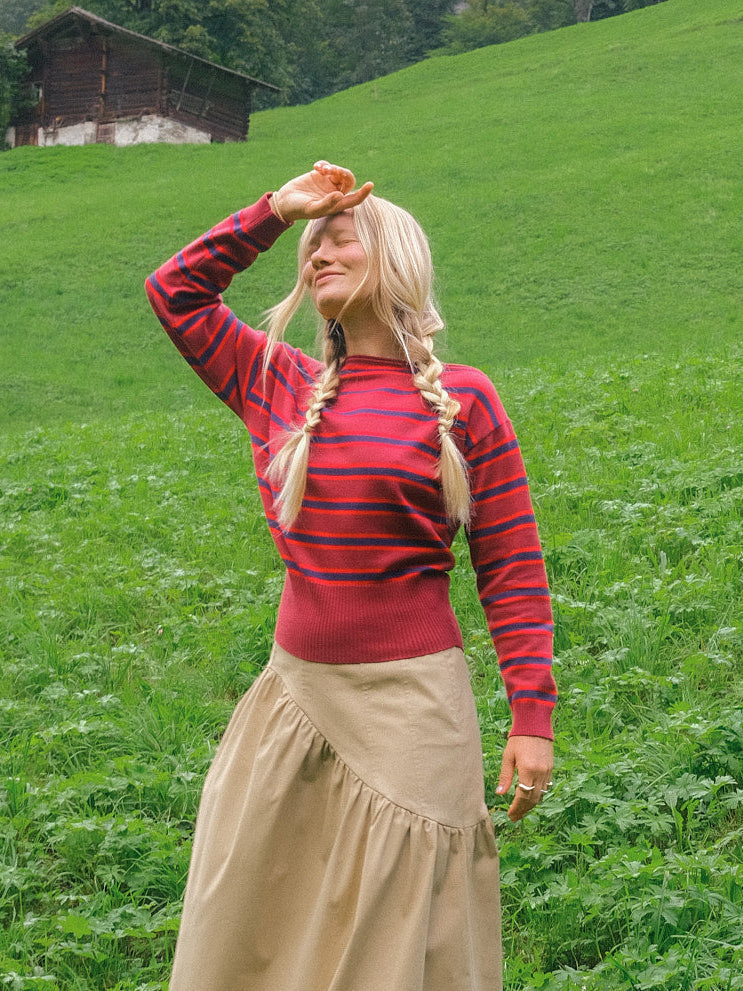 Luna Sweater - Cherry Cola - 7
