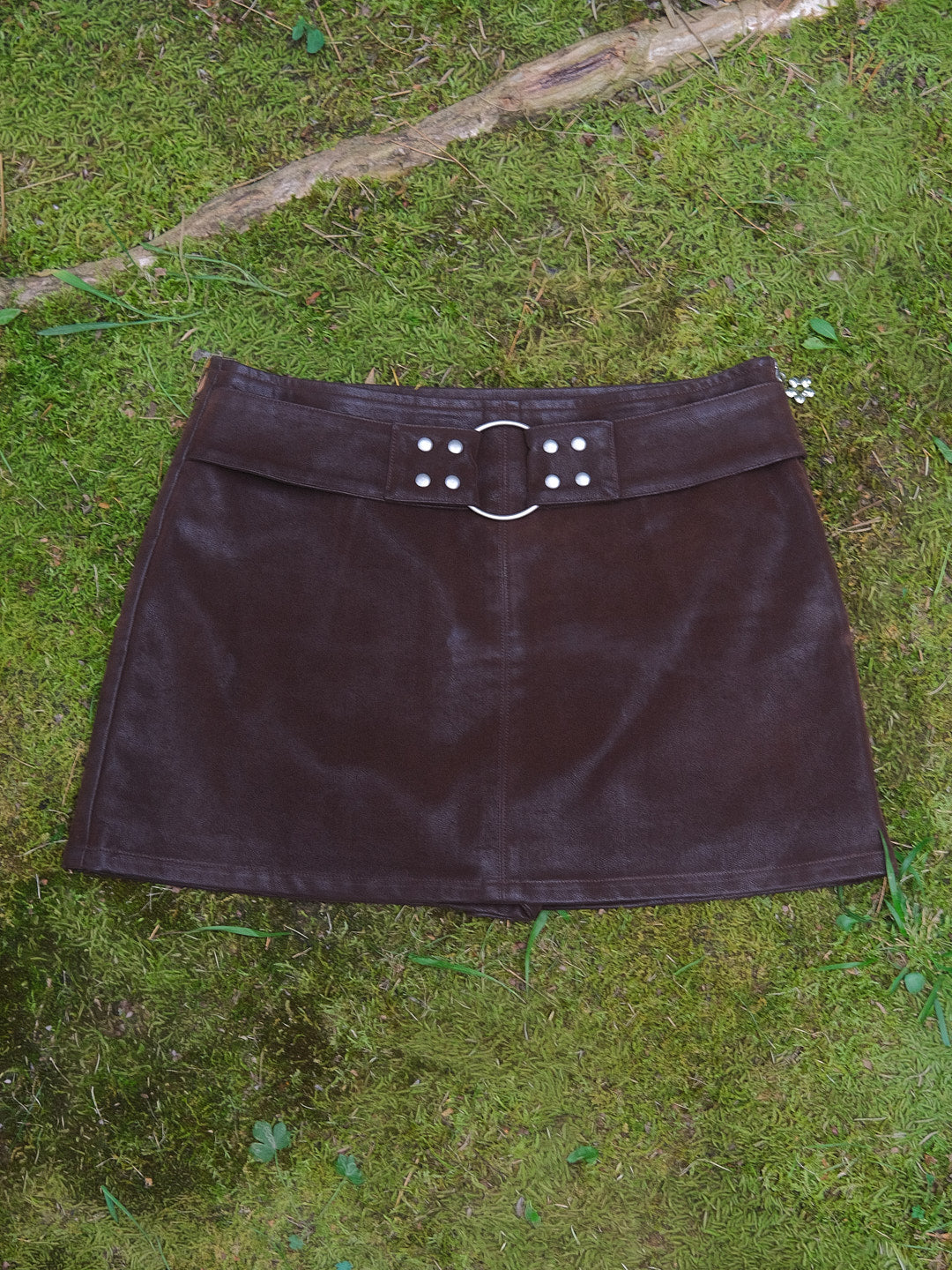 Winona Mini Skort - Mocha Suede - 8