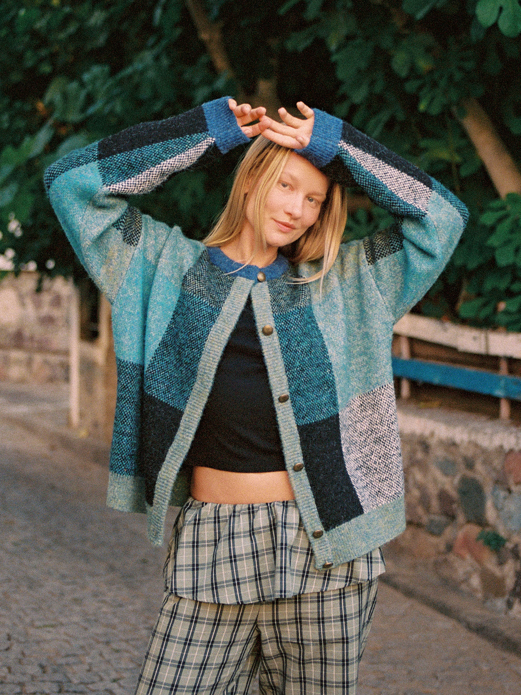 Lauda Cardi - Prairie Plaid - 3
