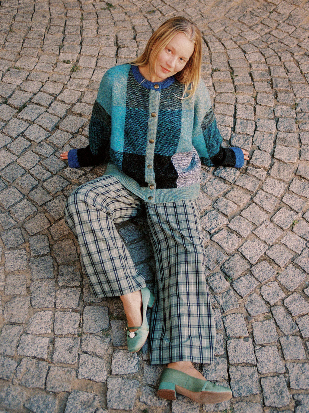 Renee Pant - Moss Plaid - 4