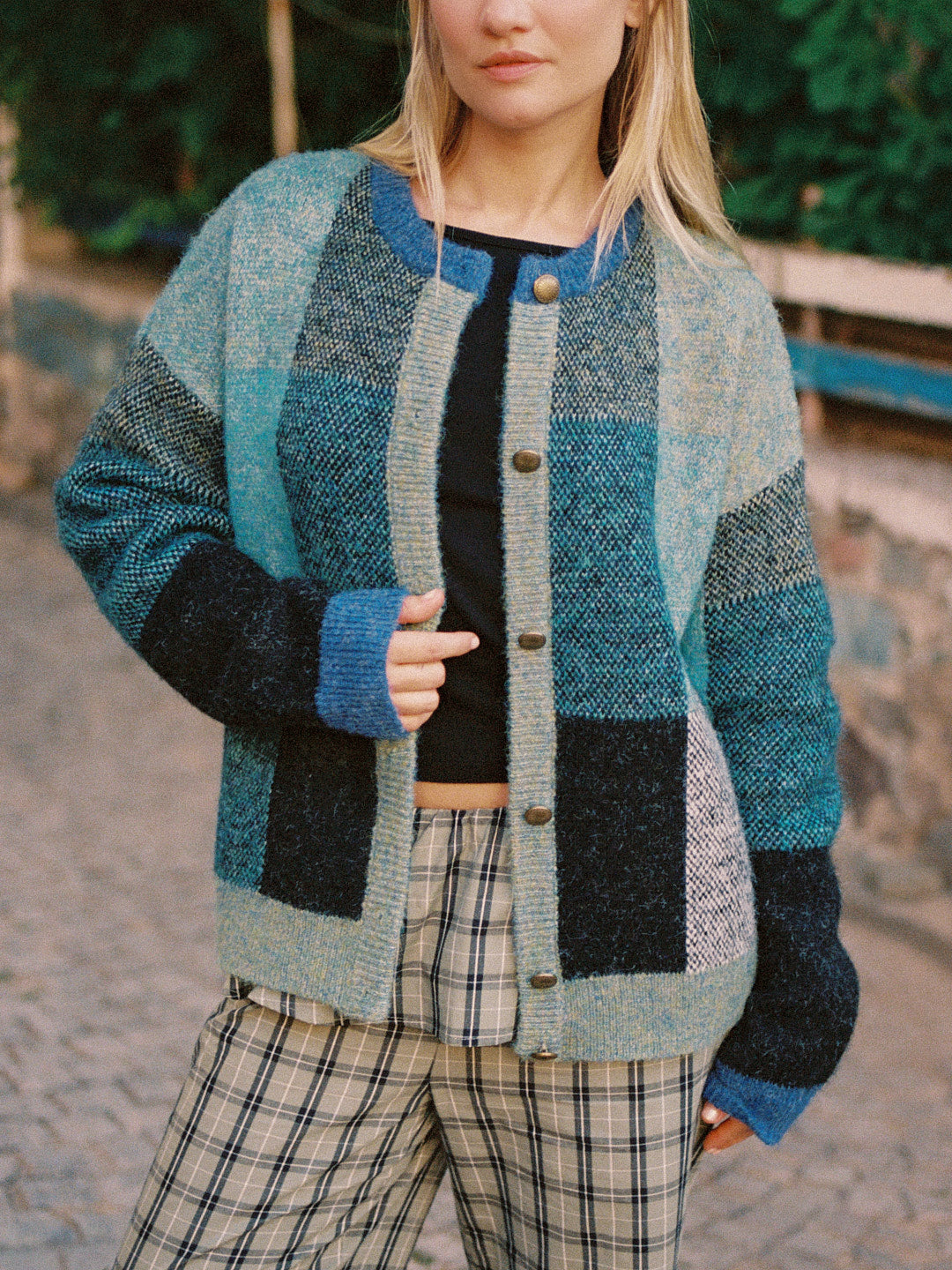 Lauda Cardi - Prairie Plaid - 2