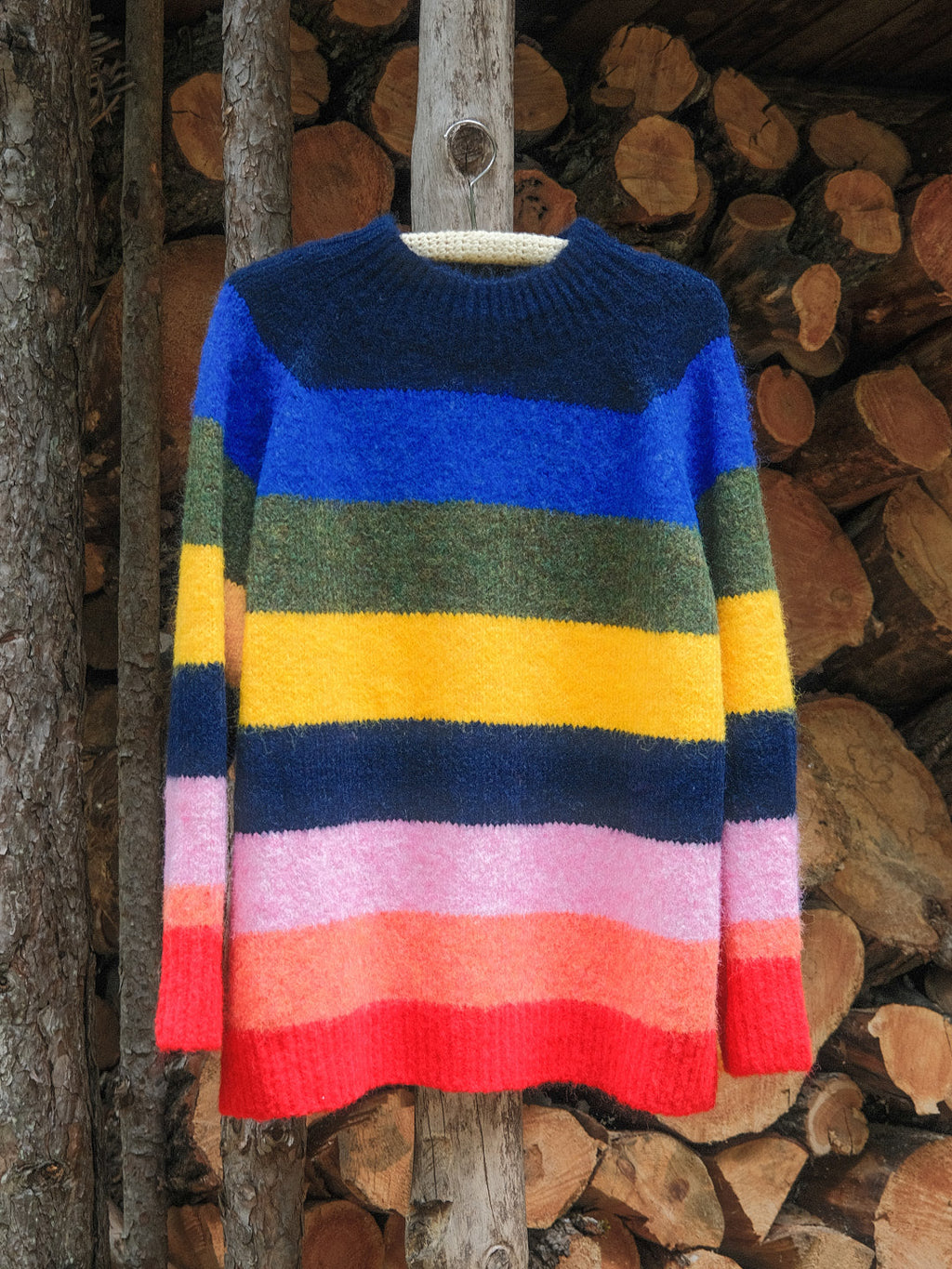 Louise Mockneck Sweater - Rainbow - 6