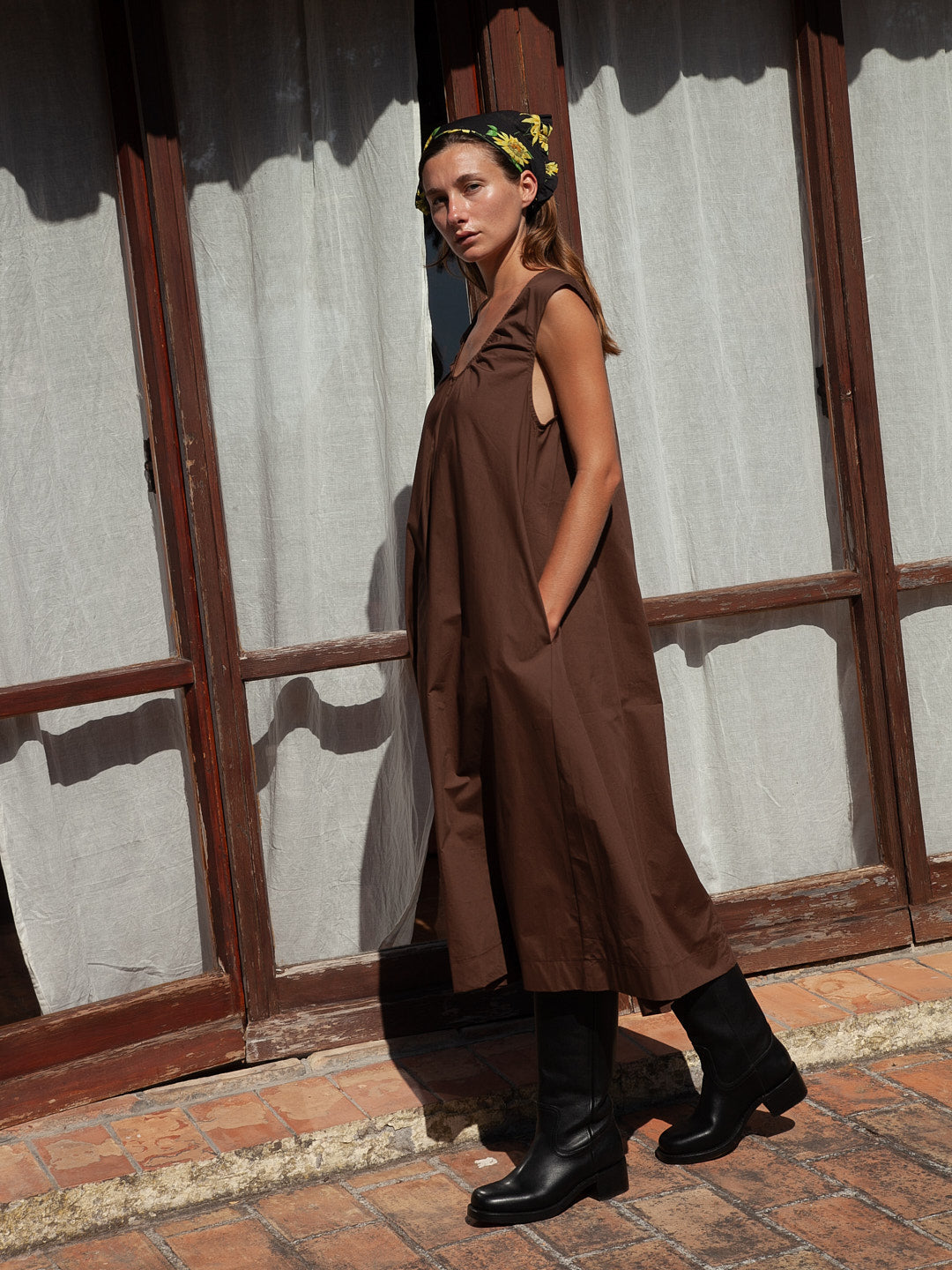 Peggy Dress - Chocolate - 3