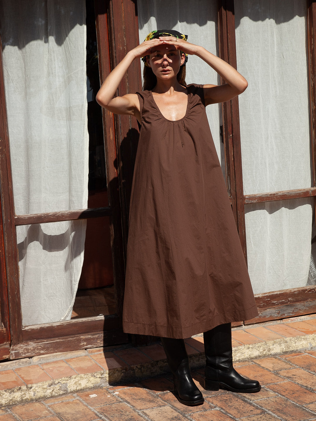 Peggy Dress - Chocolate - 2