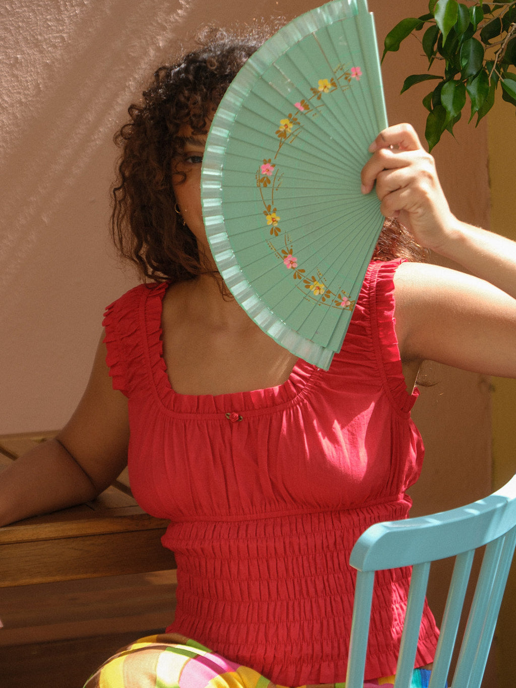 Hallie Top - Cherry - 3