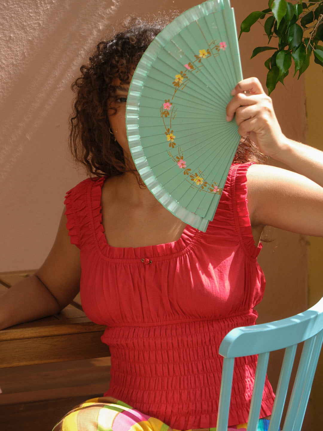 Hallie Top - Cherry - 3