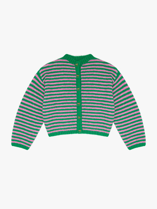Alma Cardigan - Kelly Flamingo - 1