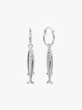 Anchovy Earrings - Silver - 1
