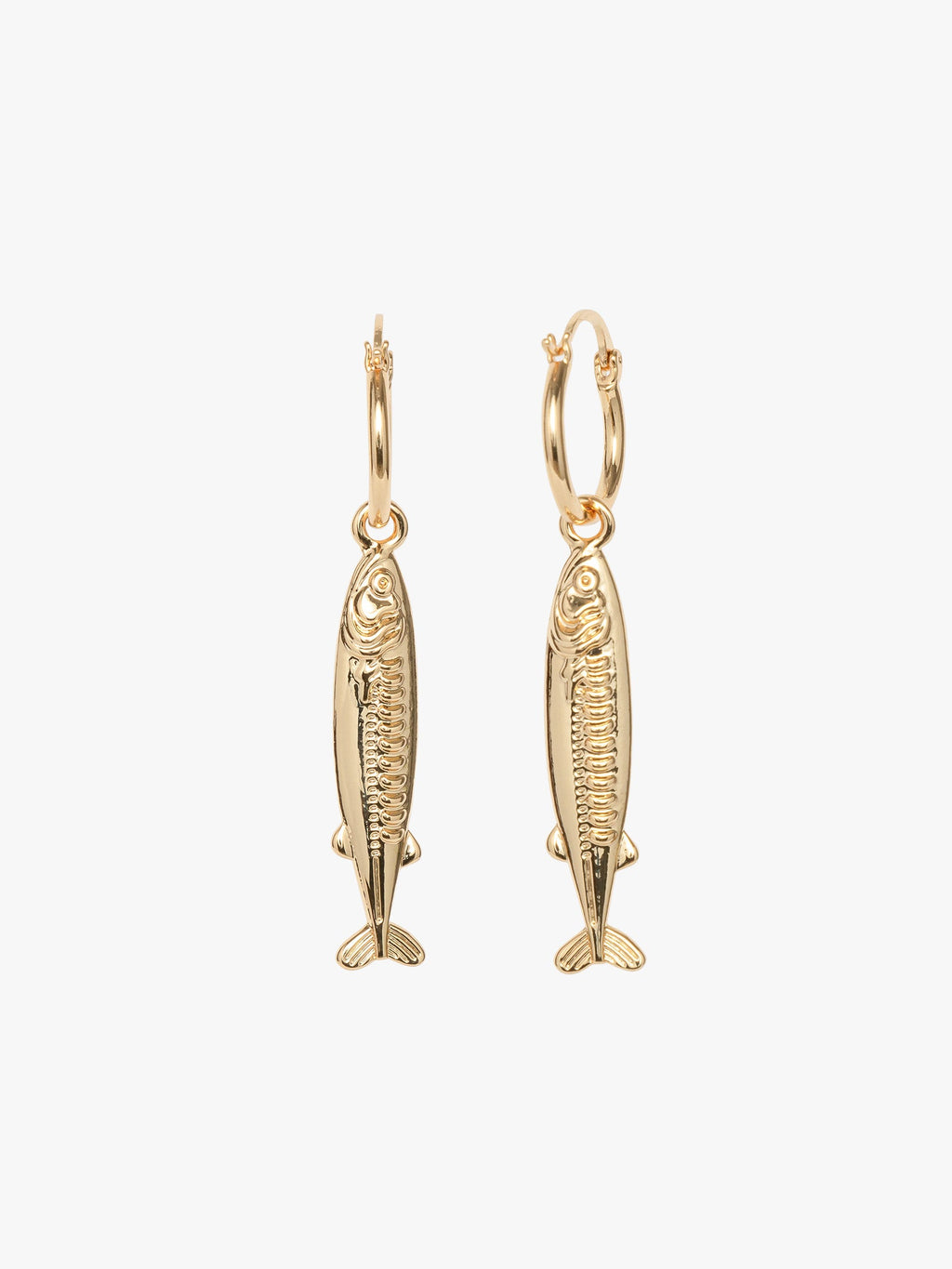 Anchovy Earrings - Gold - 1