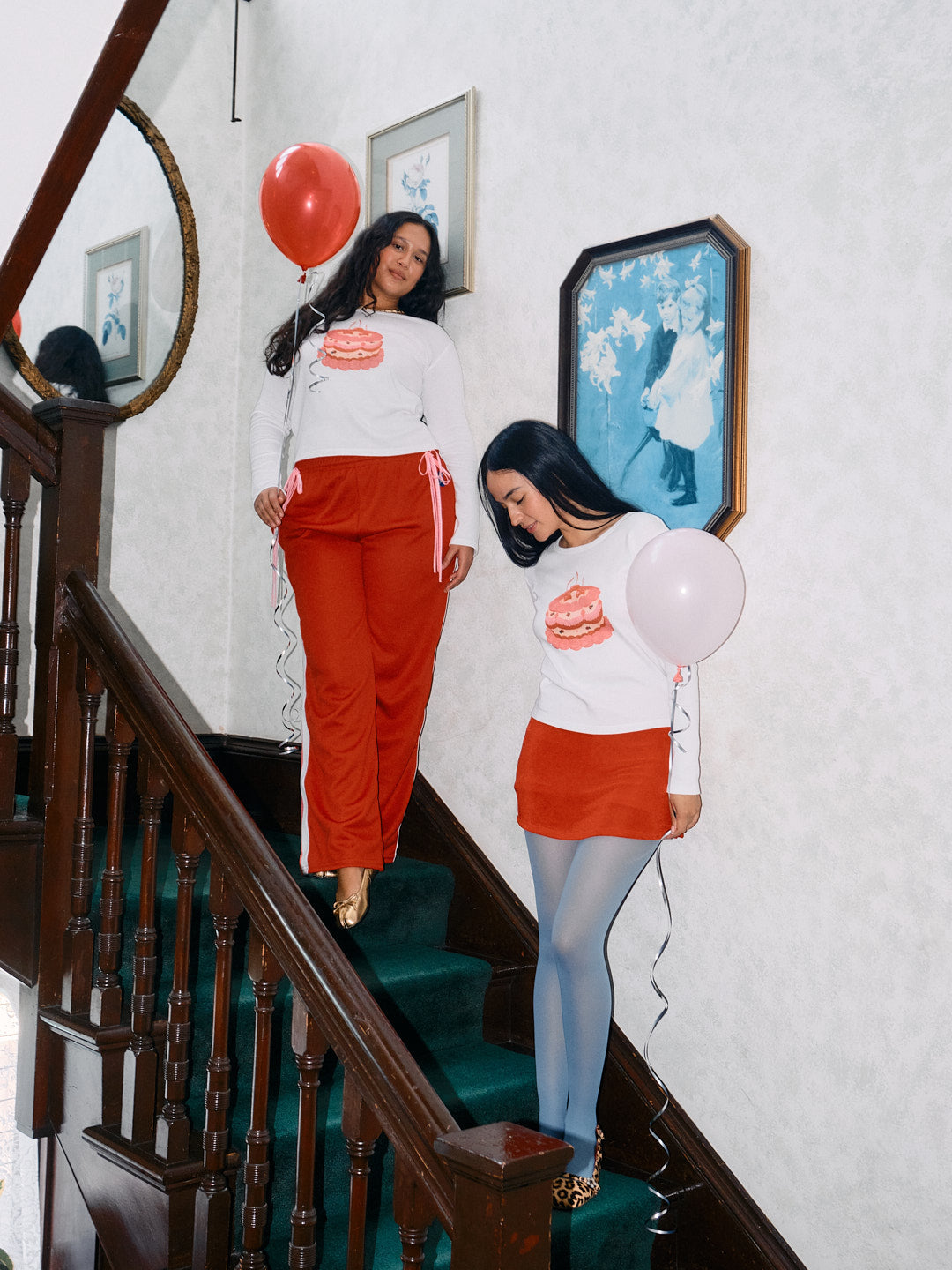 Dana Long Sleeve Tee - White/Cake - 5