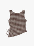 Erin Tank - Cocoa Plaid - 1
