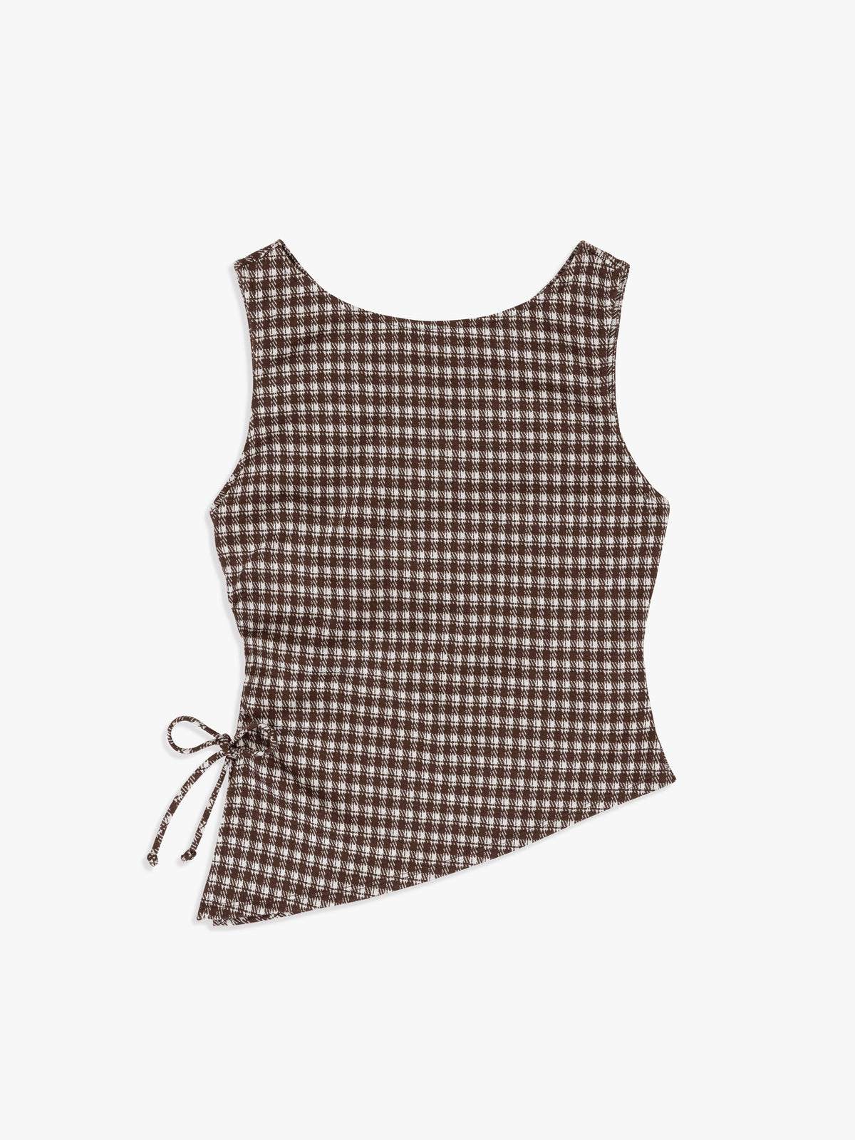 Erin Tank - Cocoa Plaid - 1