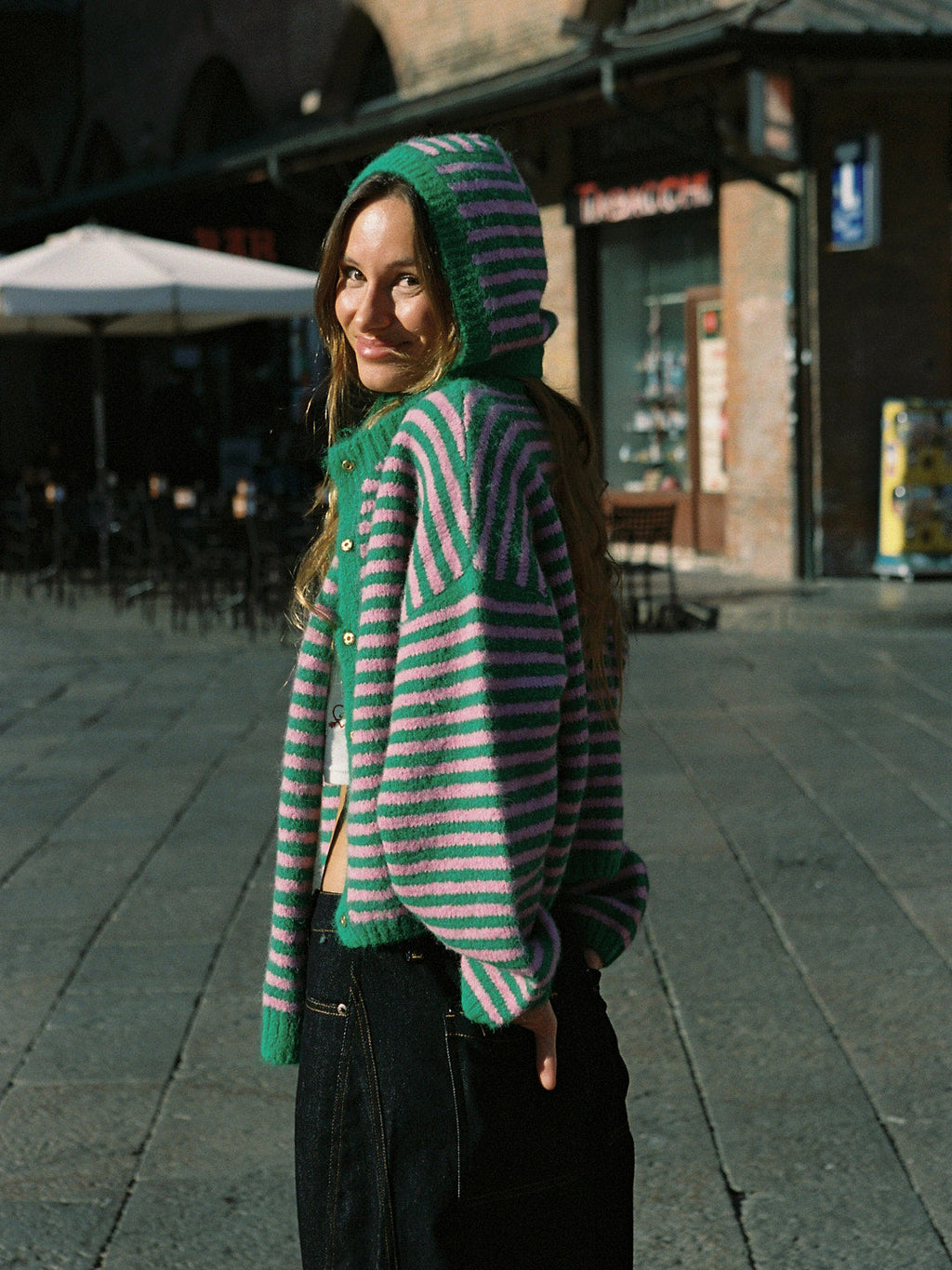 Alma Cardigan - Kelly Flamingo - 5