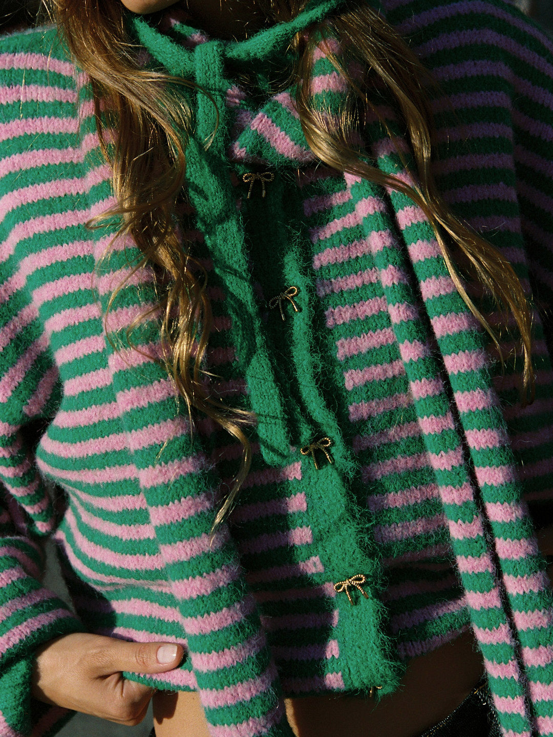 Alma Cardigan - Kelly Flamingo - 6