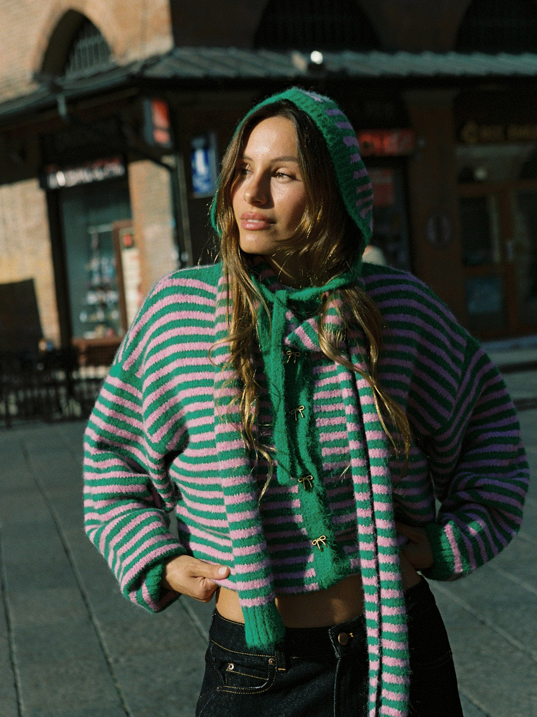 Alma Cardigan - Kelly Flamingo - 3