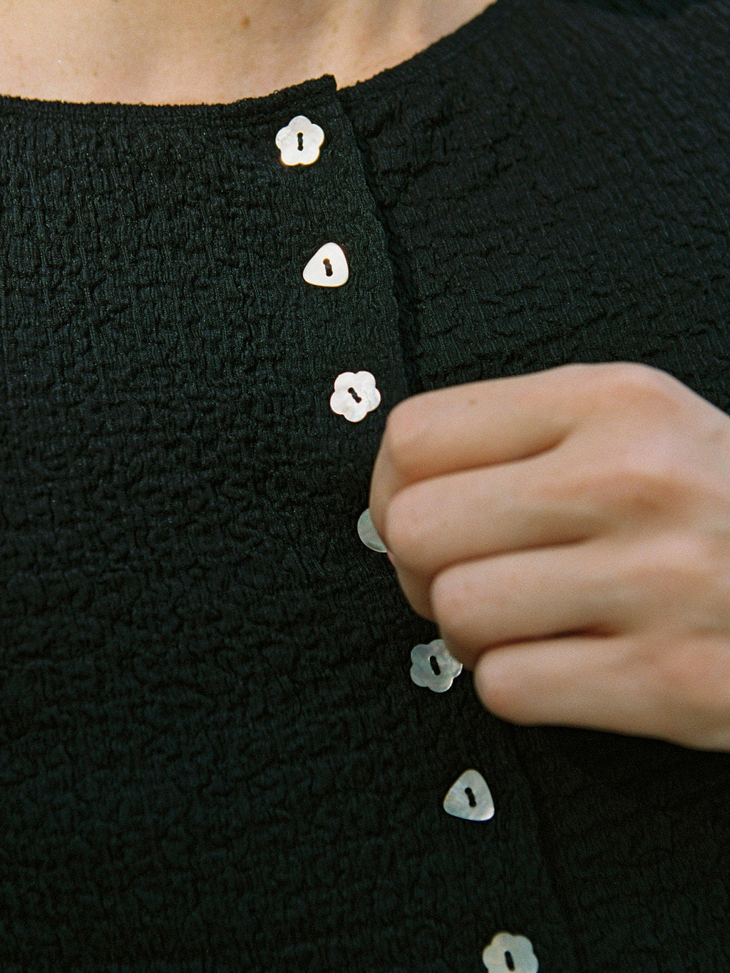Summer Long Sleeve Top - Caviar - 6
