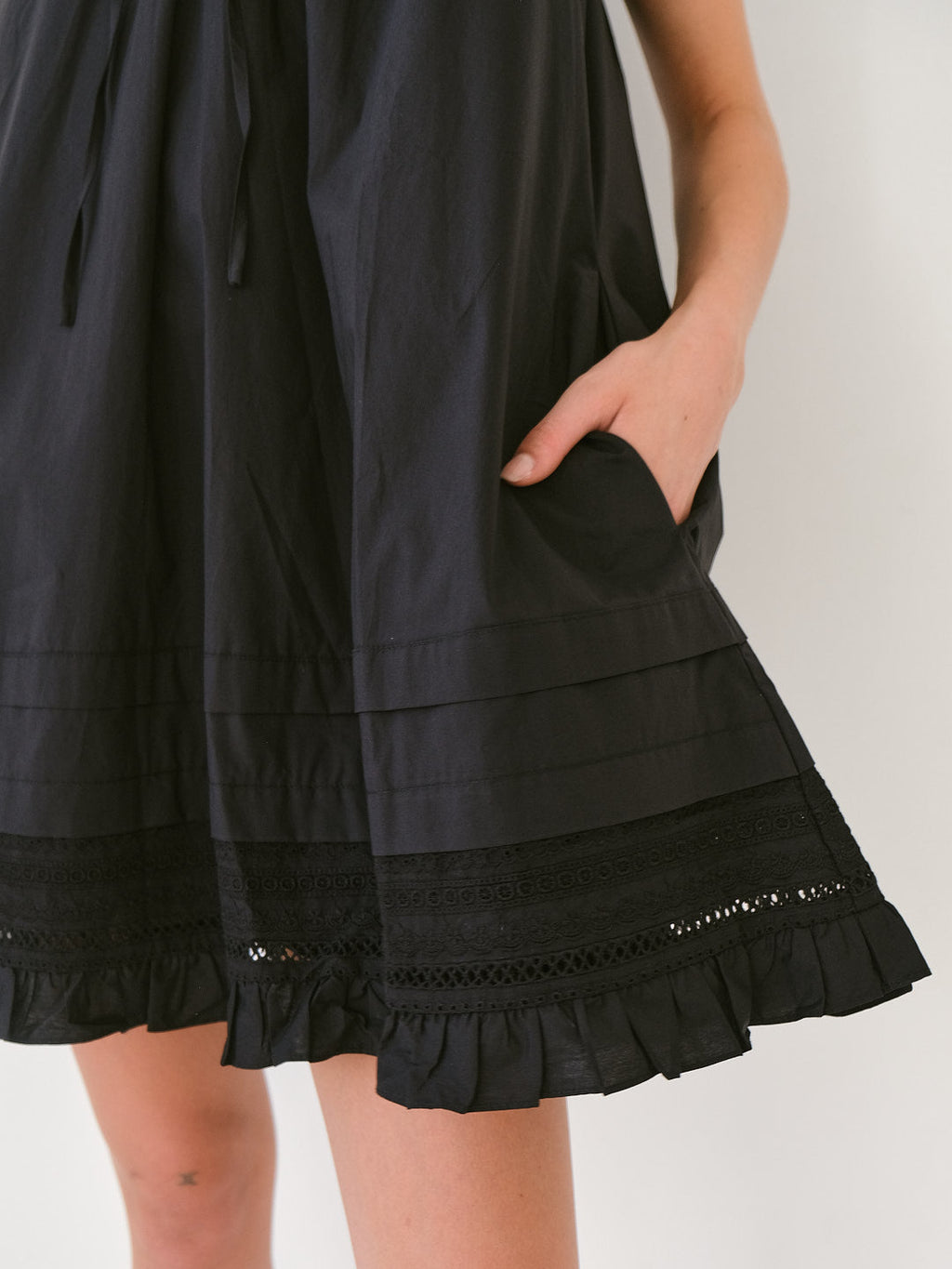 Jenny Mini Dress - Black - 8