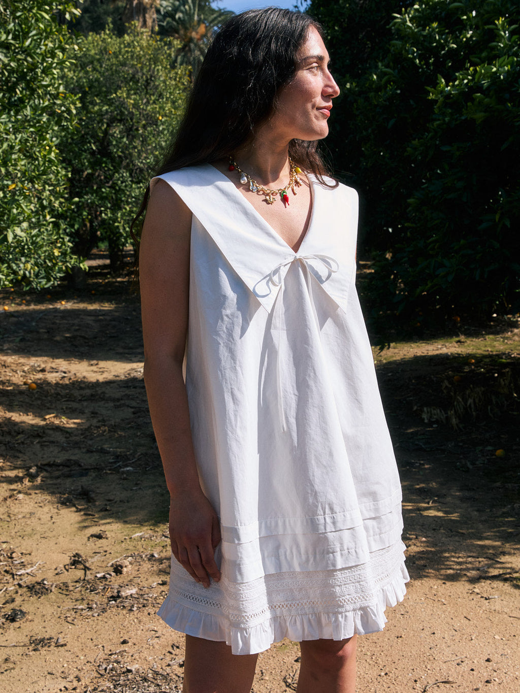 Jenny Mini Dress - Dove - 5