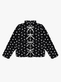 Lady Puffer Jacket - Black Dot - 1