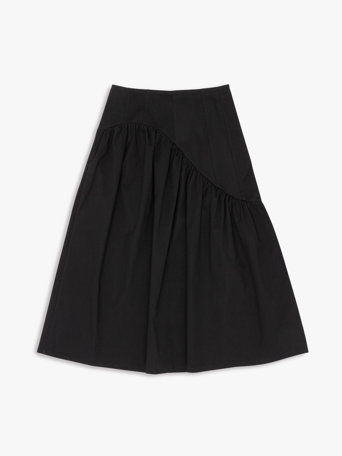 Maeve Midi Skirt - Caviar Twill - 1