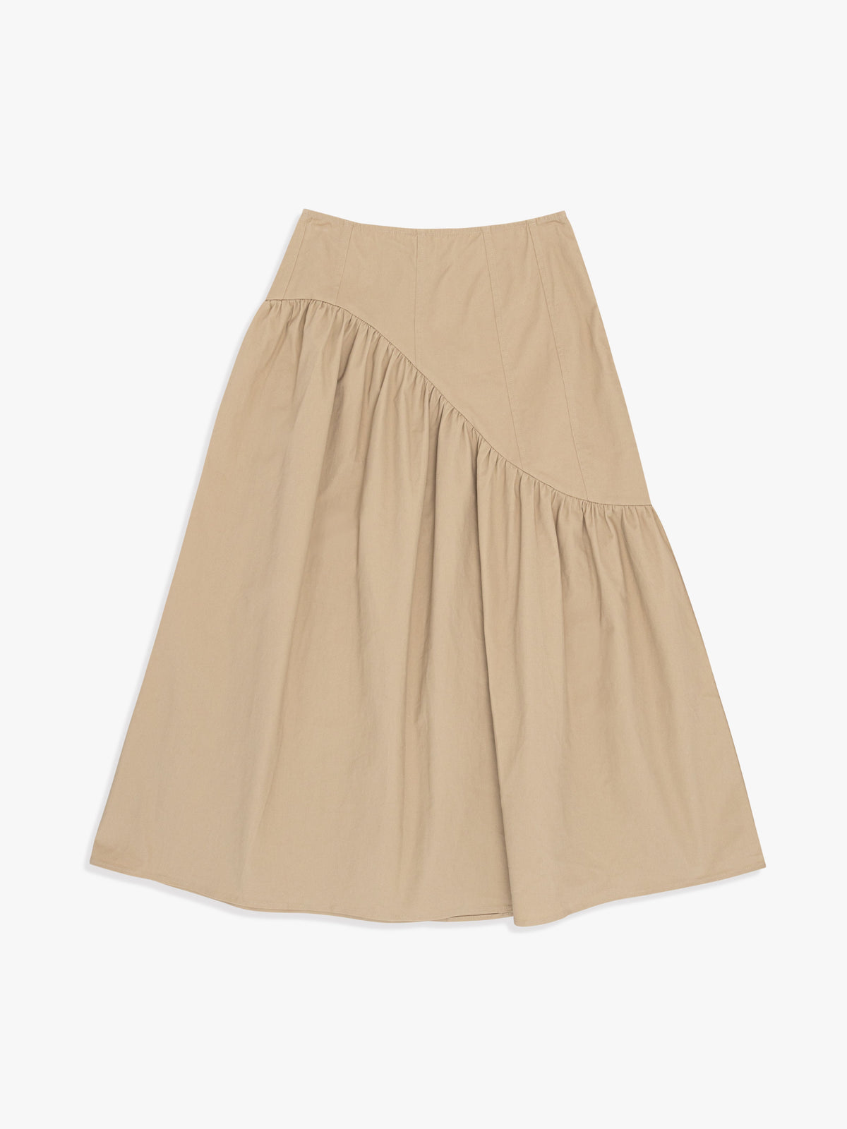 Maeve Midi Skirt - Toast Twill - 1