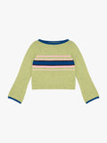Mari Sweater - Pistachio Stripe - 1