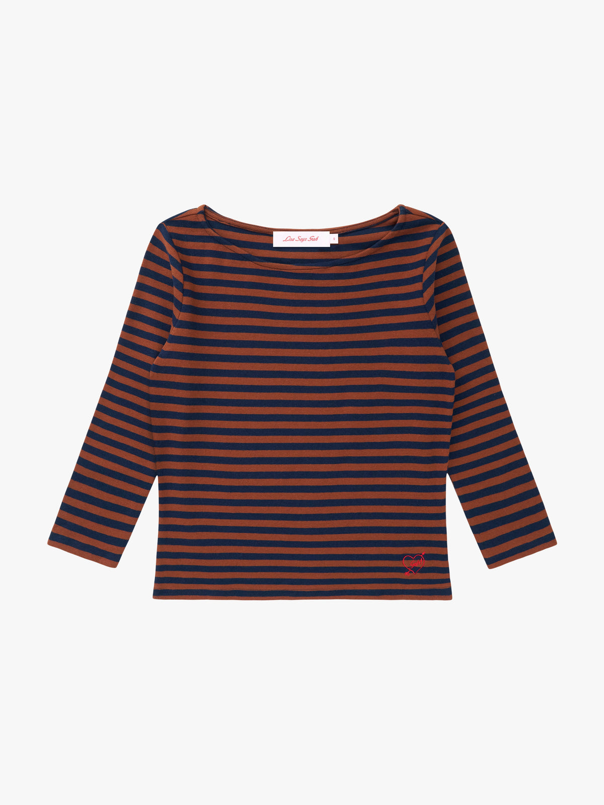 Nia Top - Tobacco Stripe - 1