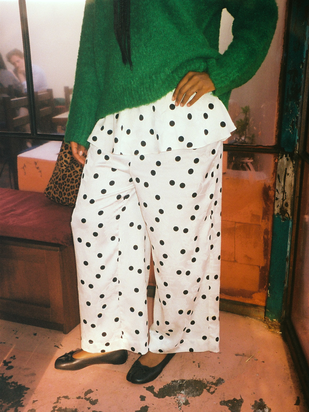Renee Pant - White Dot - 14