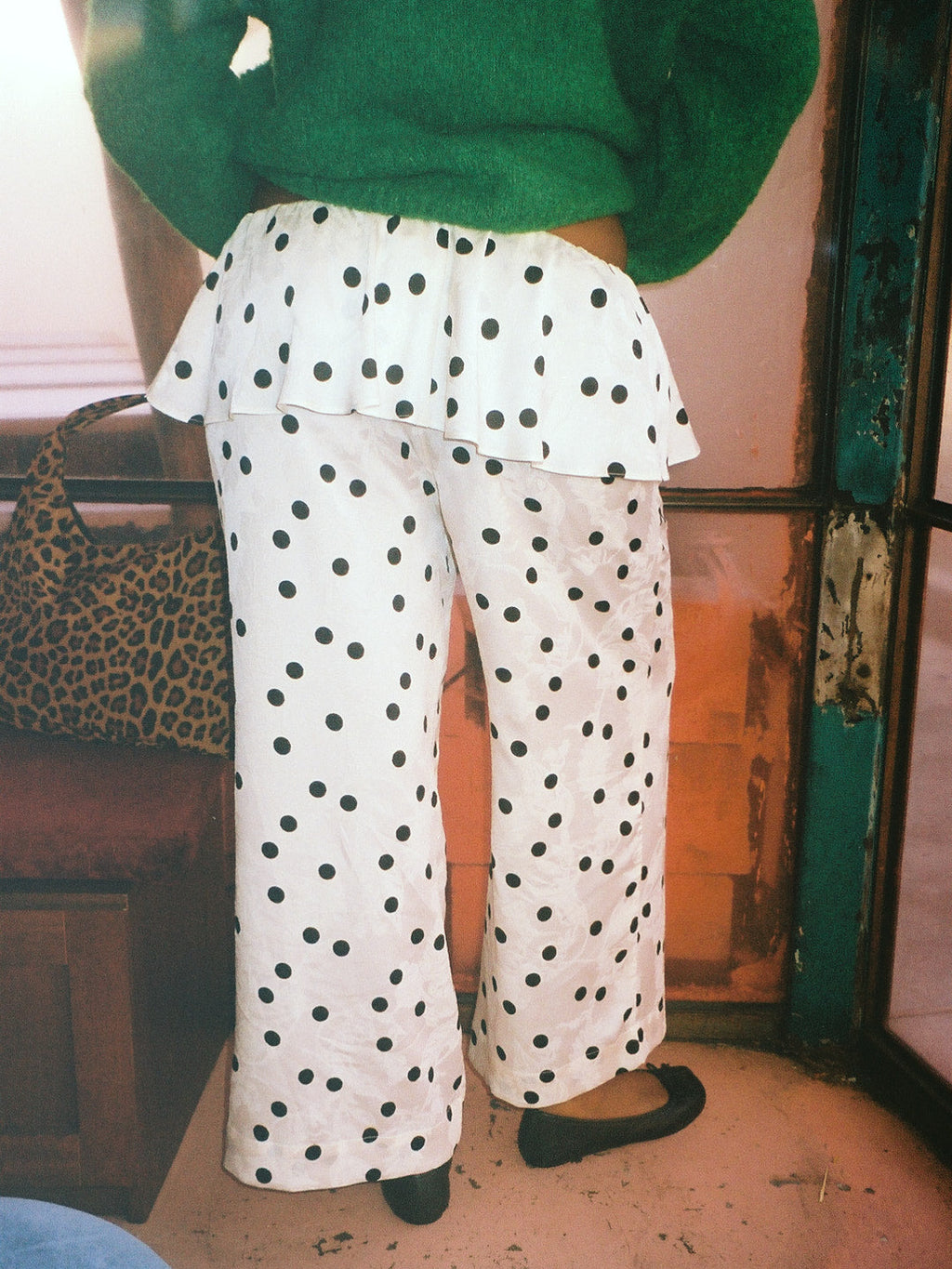 Renee Pant - White Dot - 16