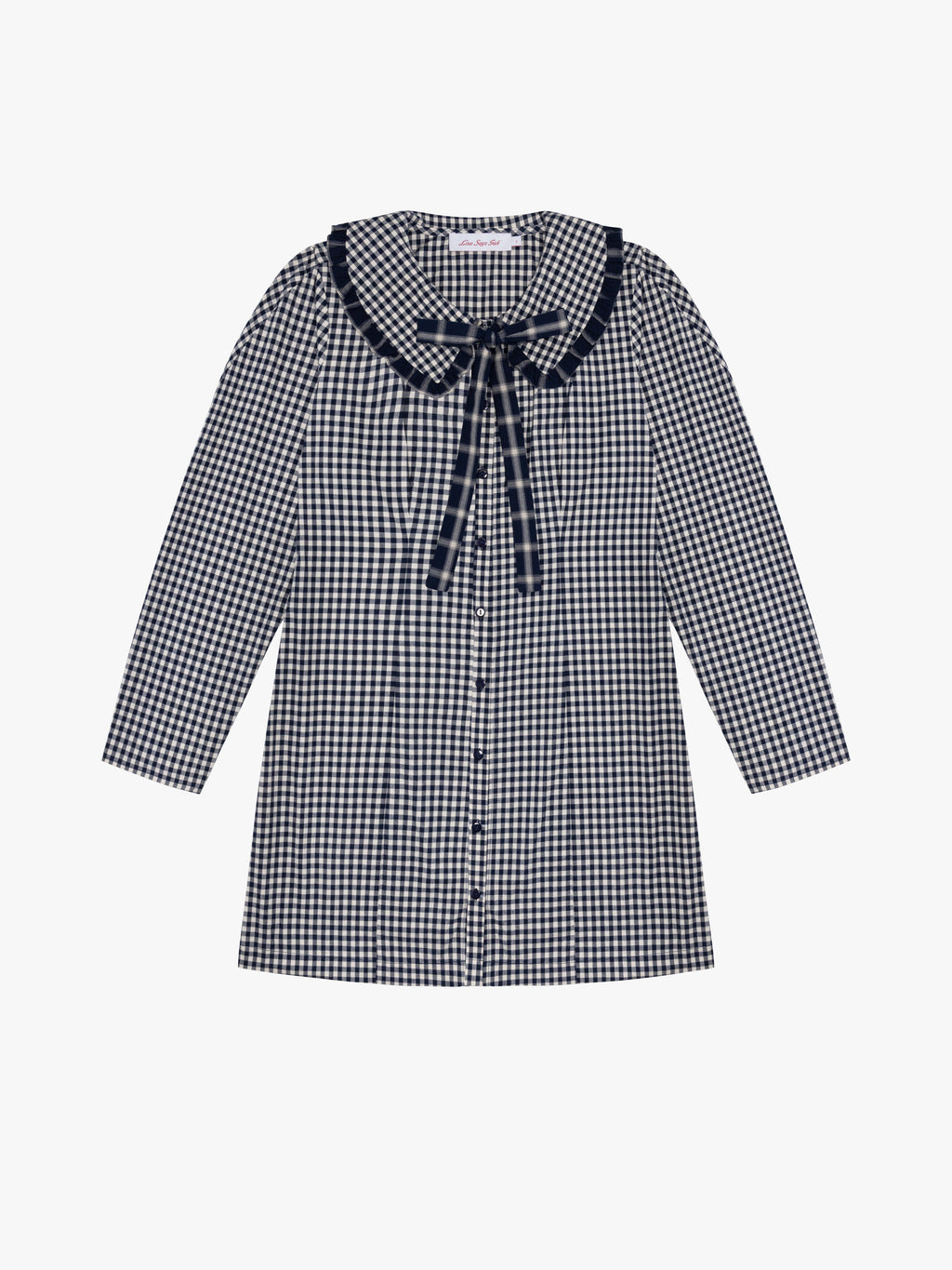 Piper Dress - Midnight Check Mix - 2
