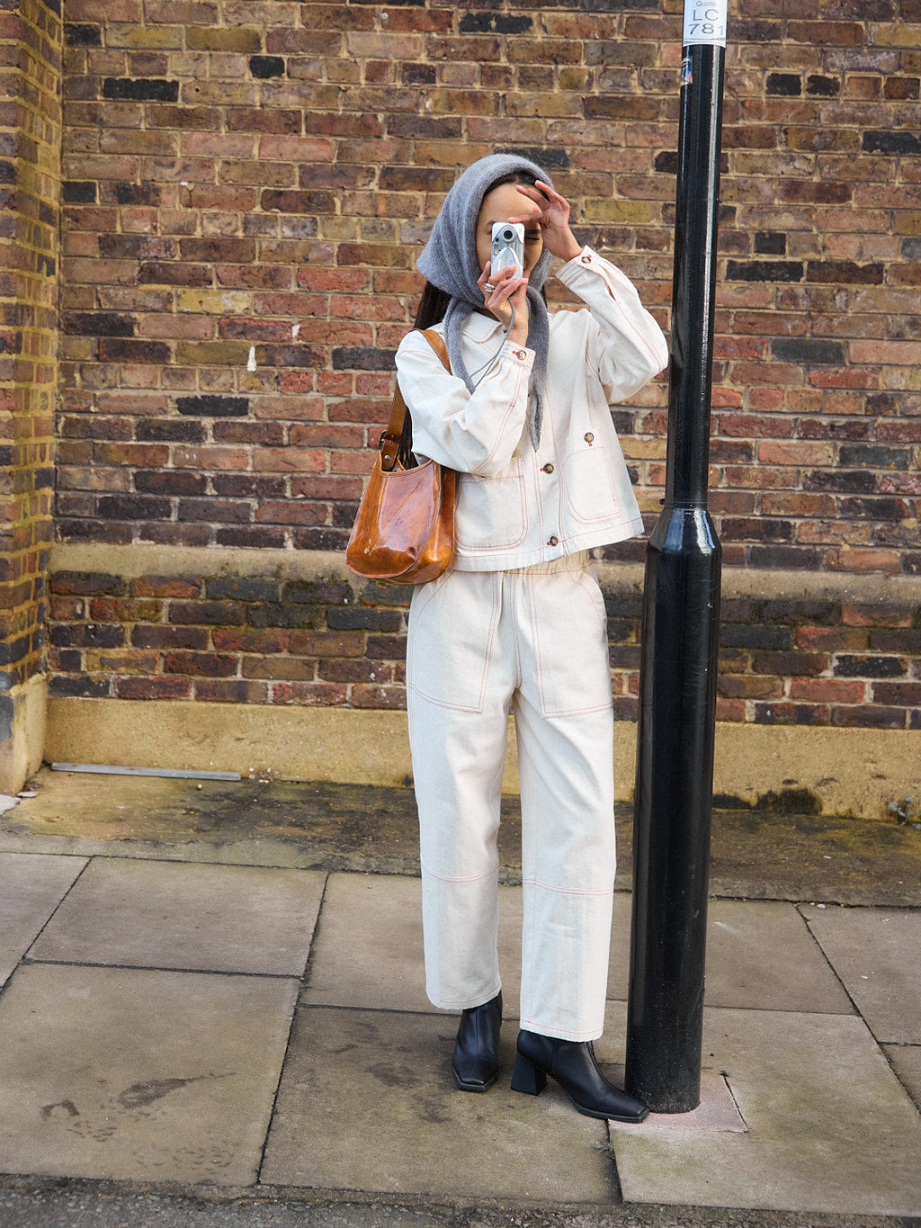 Rei Pant - Cream/Red - 5