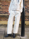 Rei Pant - Cream/Red - 1