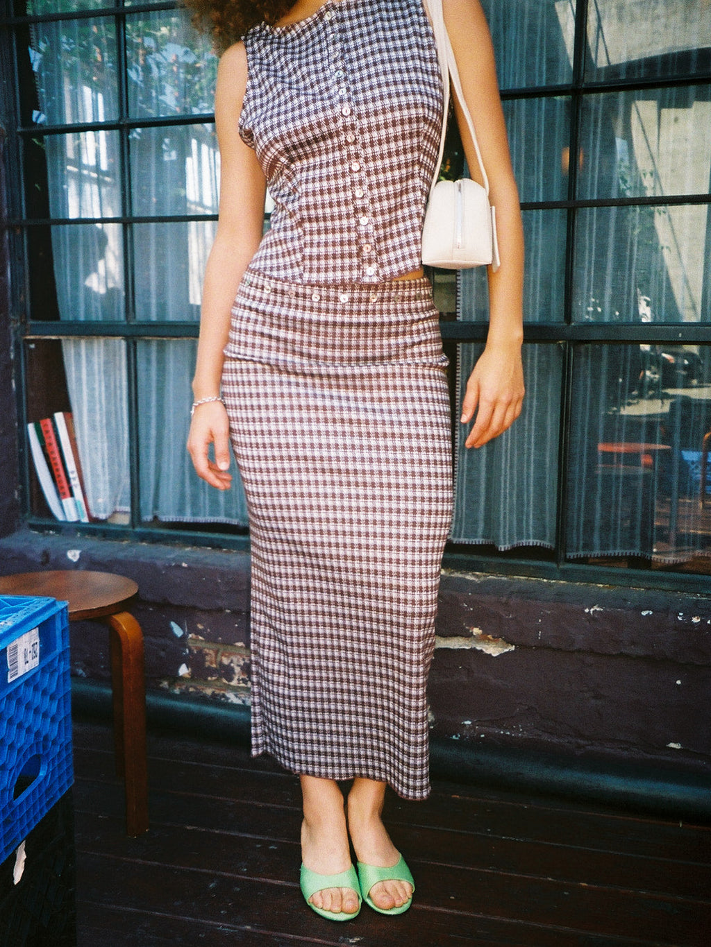 Sammy Skirt - Cocoa Plaid - 2