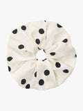 Scrunchie - White Dot - 1