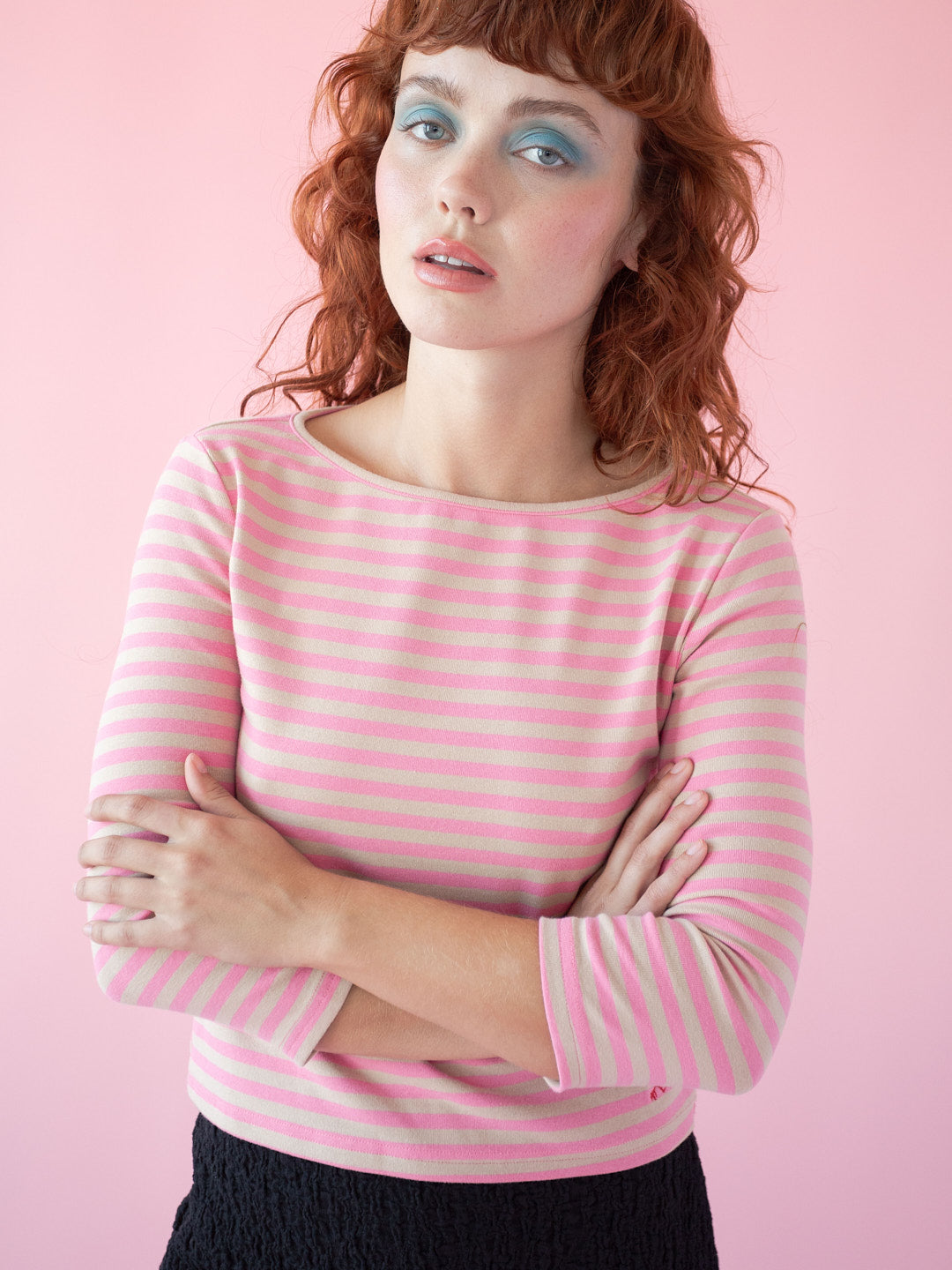 Nia Top - Candy Pink Stripe - 2